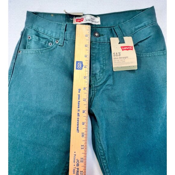 Levi's 513 Juniors Slim Straight Fit Jeans Ponderosa Pine Size 14 Regular 27x27 - Picture 5 of 12